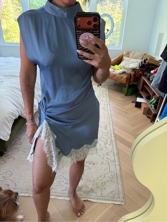 Zara Dresses & Skirts - Zara Satin Lace Dress